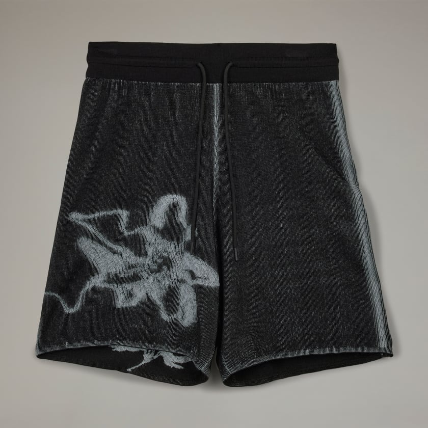 adidas Y-3 Graphic Knit Shorts - Black | Unisex Lifestyle | adidas US