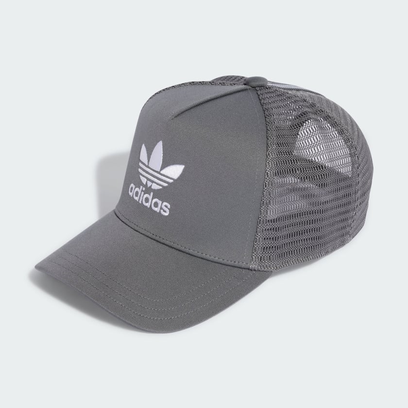 adidas Gorra Trucker Adicolor Classic Curvada Espuma Gris adidas Mexico