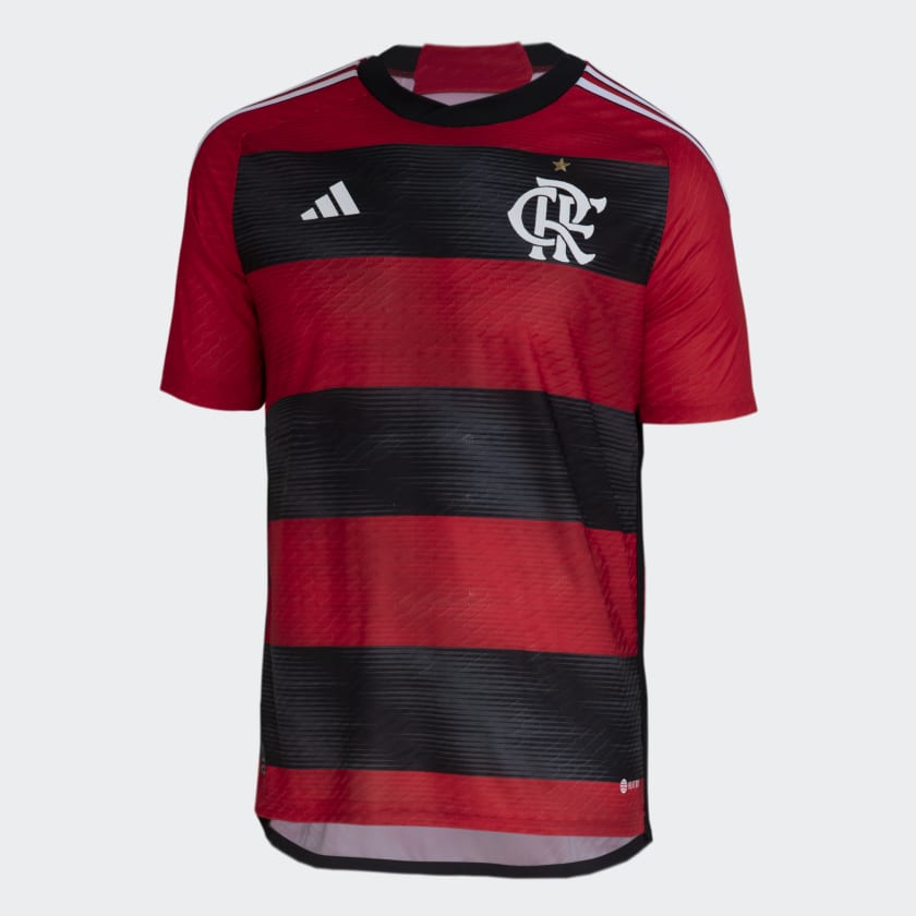 Camisa 1 CR Flamengo 23/24 Authentic - Vermelho adidas