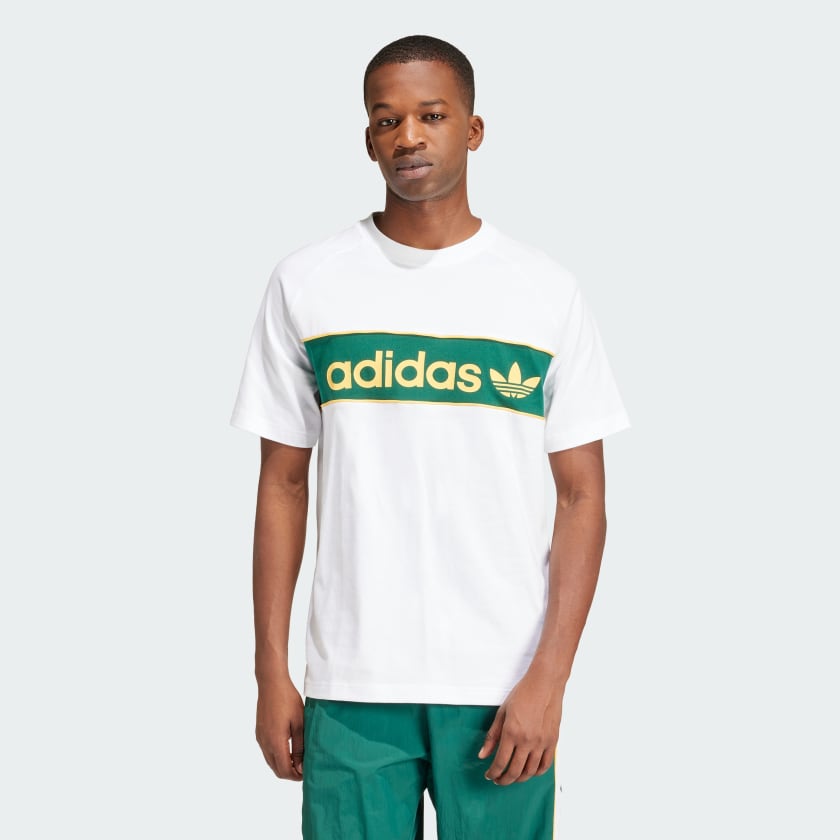 adidas Archive T shirt Wit adidas Offici le Shop