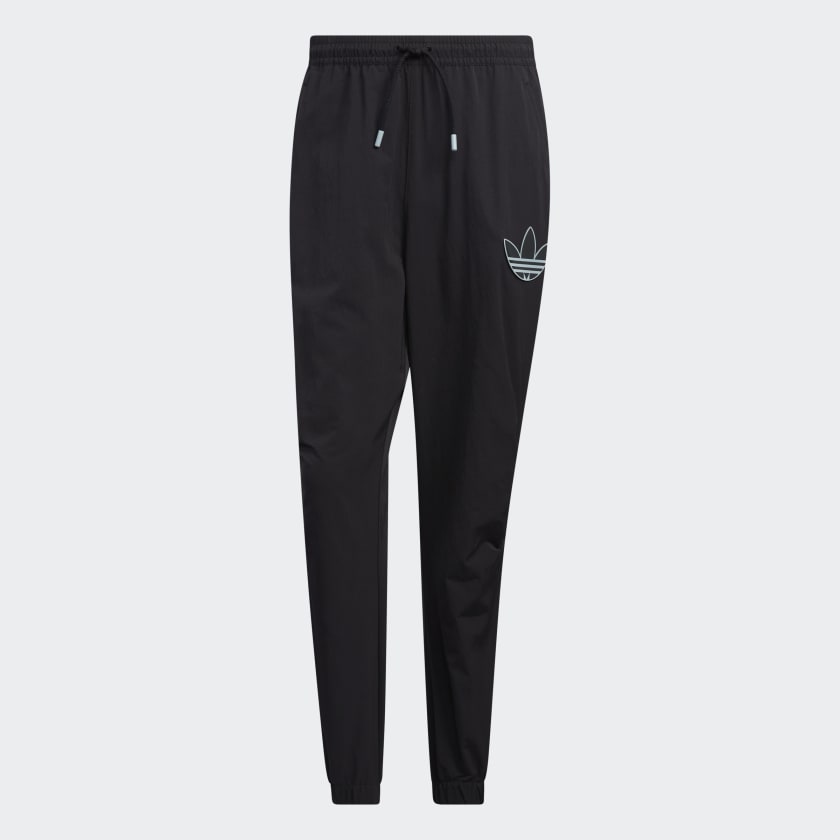 Adidas all black track pants deals