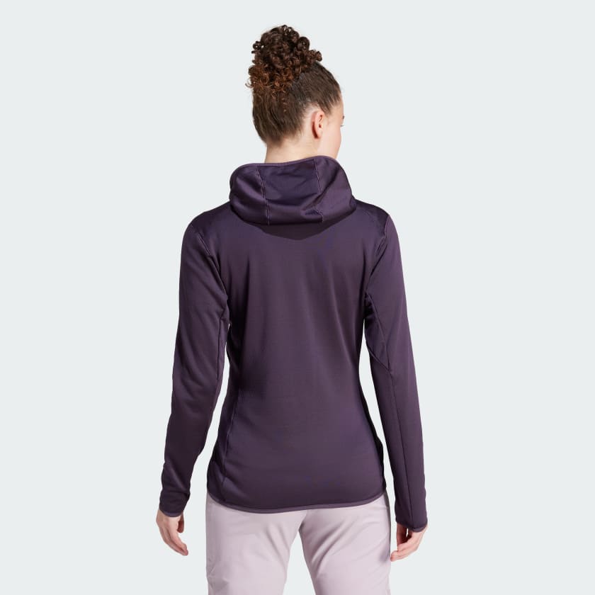 GIACCA TERREX XPERIOR LIGHT FLEECE HOODED Viola IQ3723 23 hover model