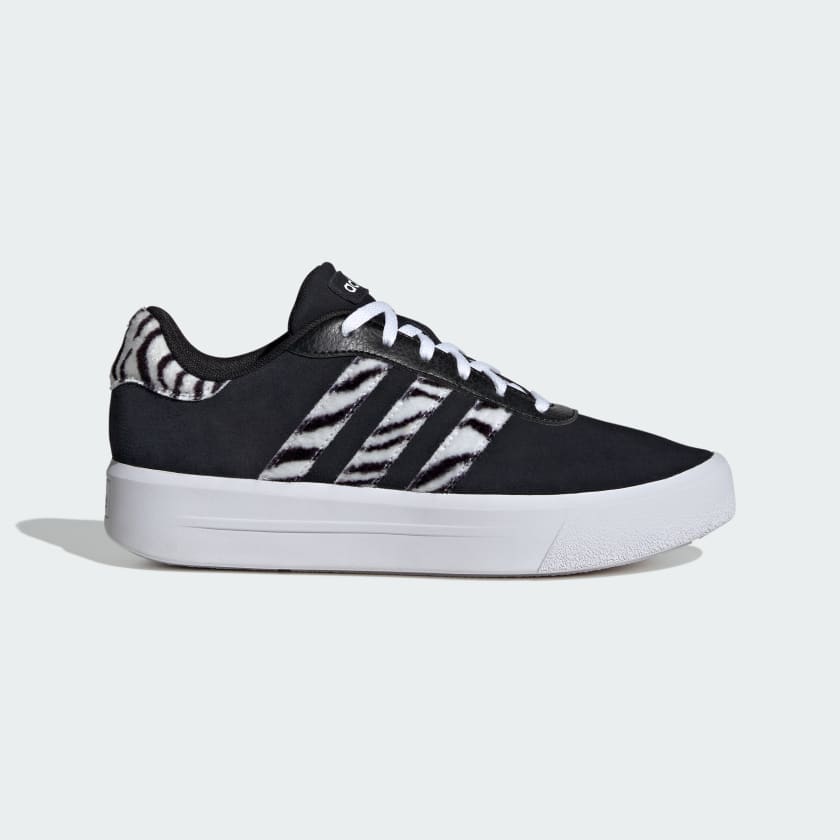 adidas Tenis Court Platform Gamuza Negro adidas Mexico