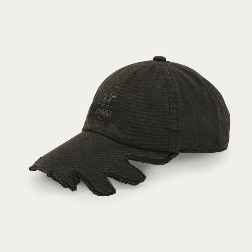 adidas by Avavav Slashed Cap - Black | Free Shipping with