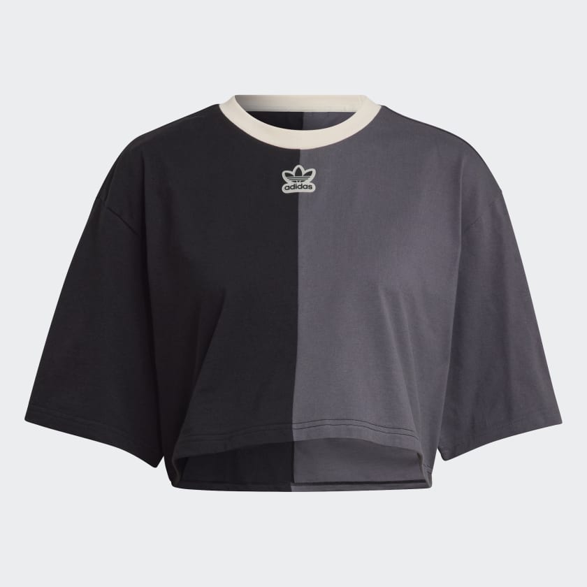 T shirt cropped adidas outlet