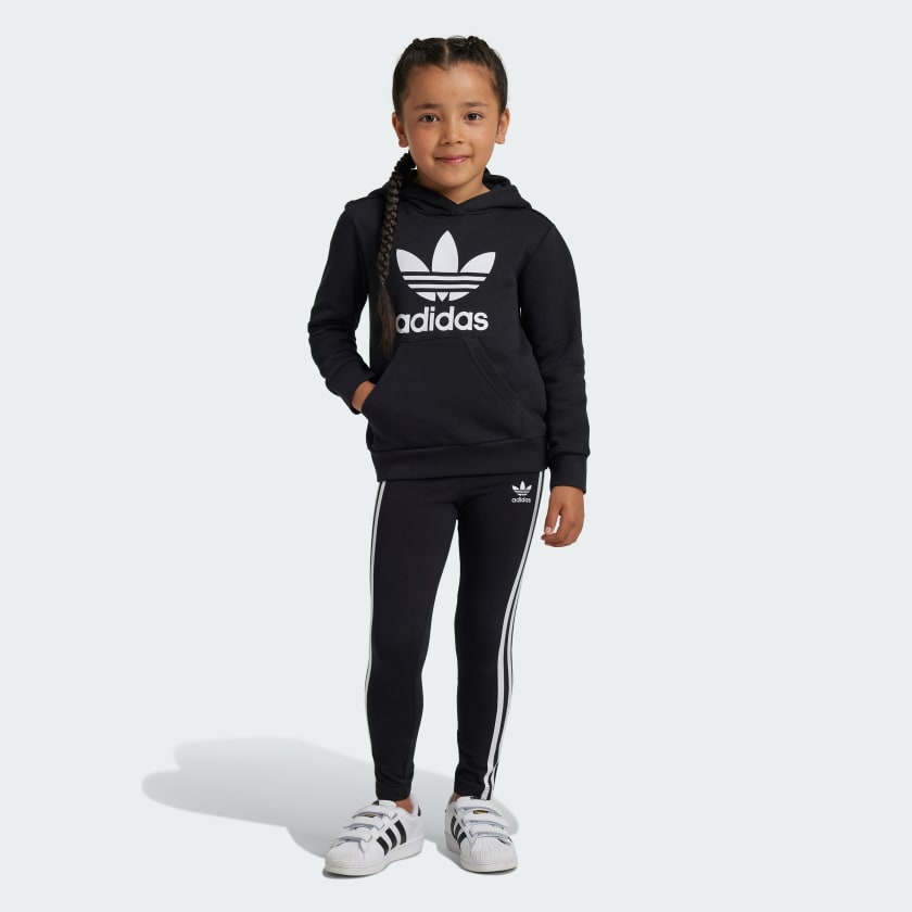adidas Adicolor Hoodie Leggings Set Kids Black adidas Turkiye