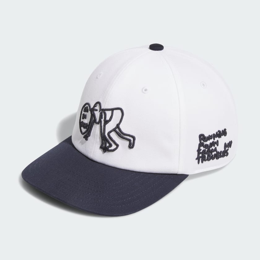 adidas Shmoo Running Hat - White | Free Shipping with