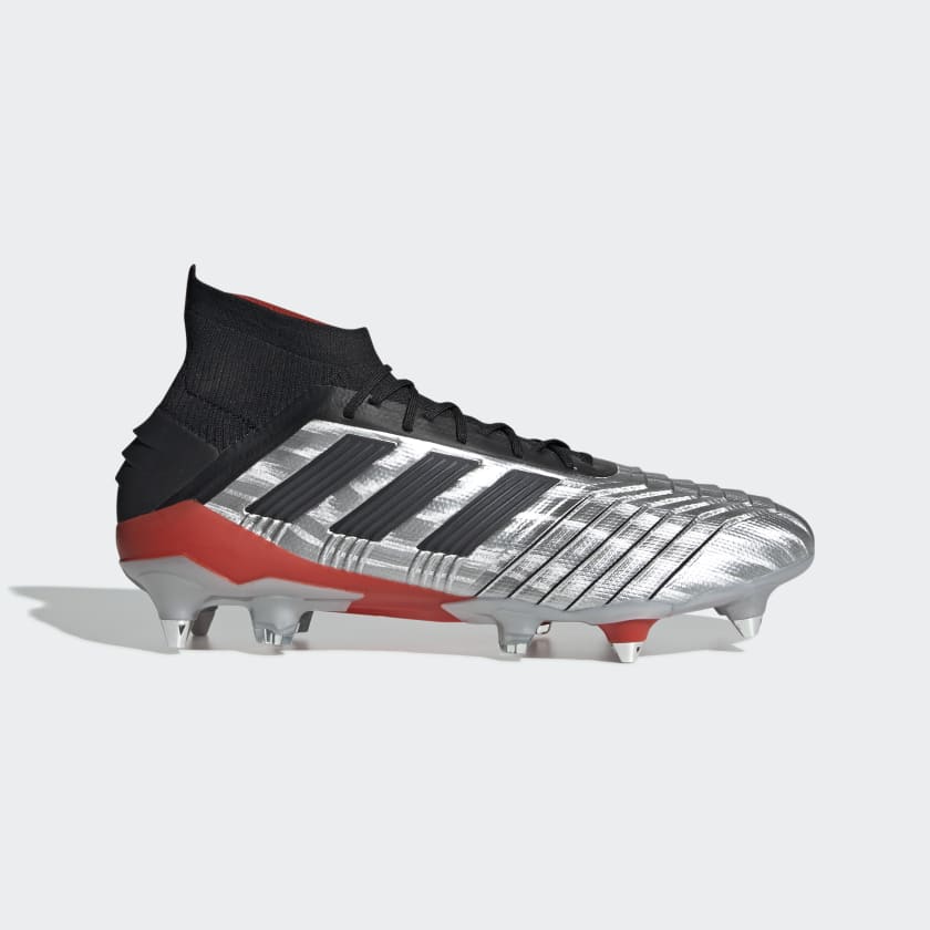 Chimpunes Predator 19.1 Terreno Suave Plateado adidas adidas Peru