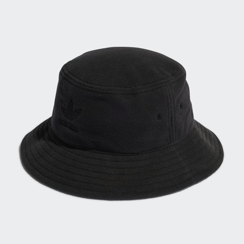 adidas Adicolor Classic Winter Bucket Hat - Black | Free Shipping with ...