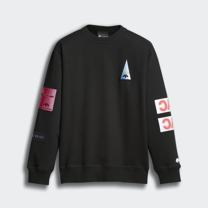 adidas Originals by AW Flex 2 Club Crew Sweatshirt Black adidas New Zealand