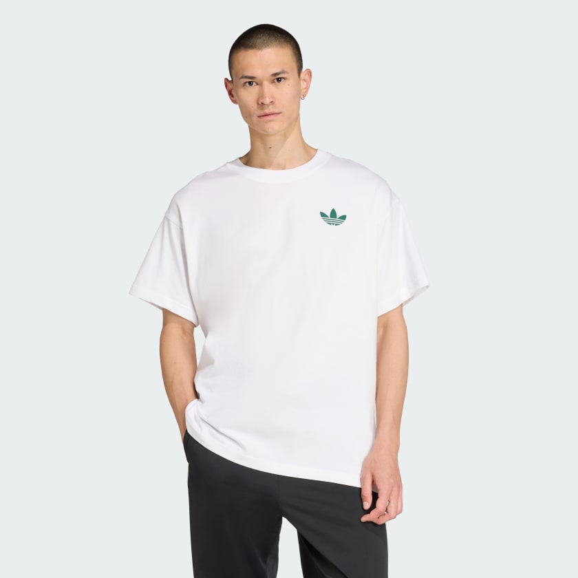adidas Sport Club GFX Oversized Tee - White | adidas Finland