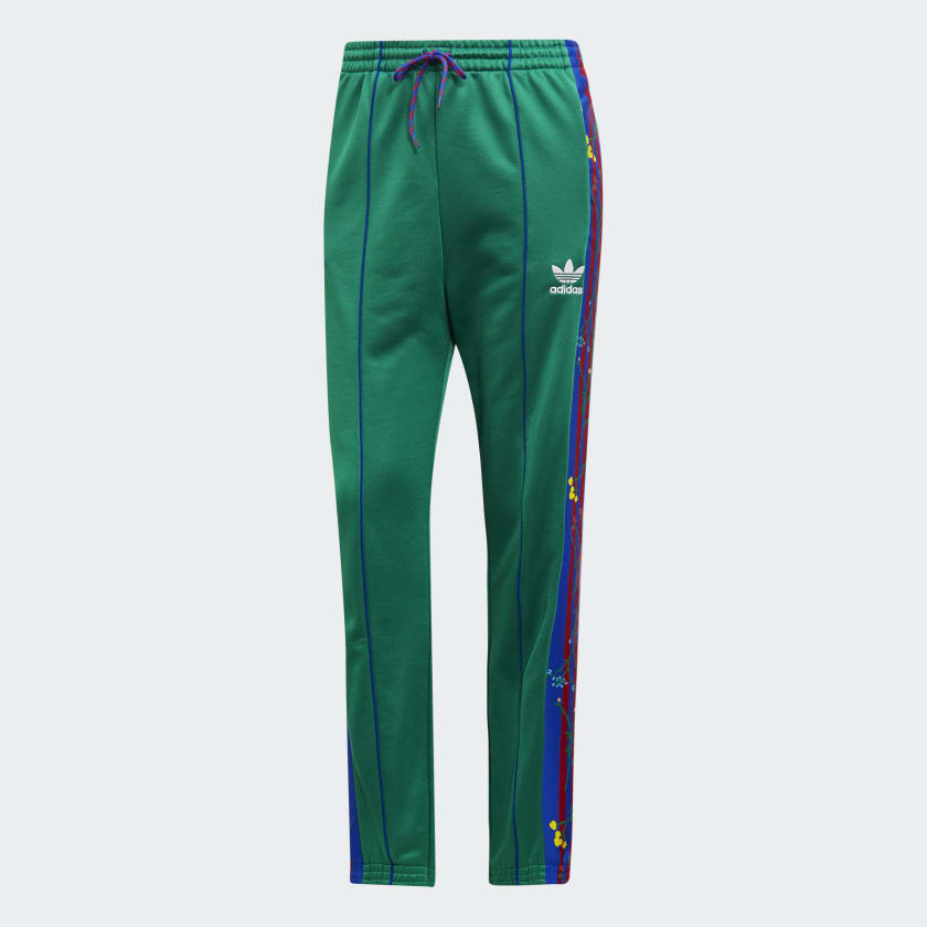 Adidas floral track pants outlet