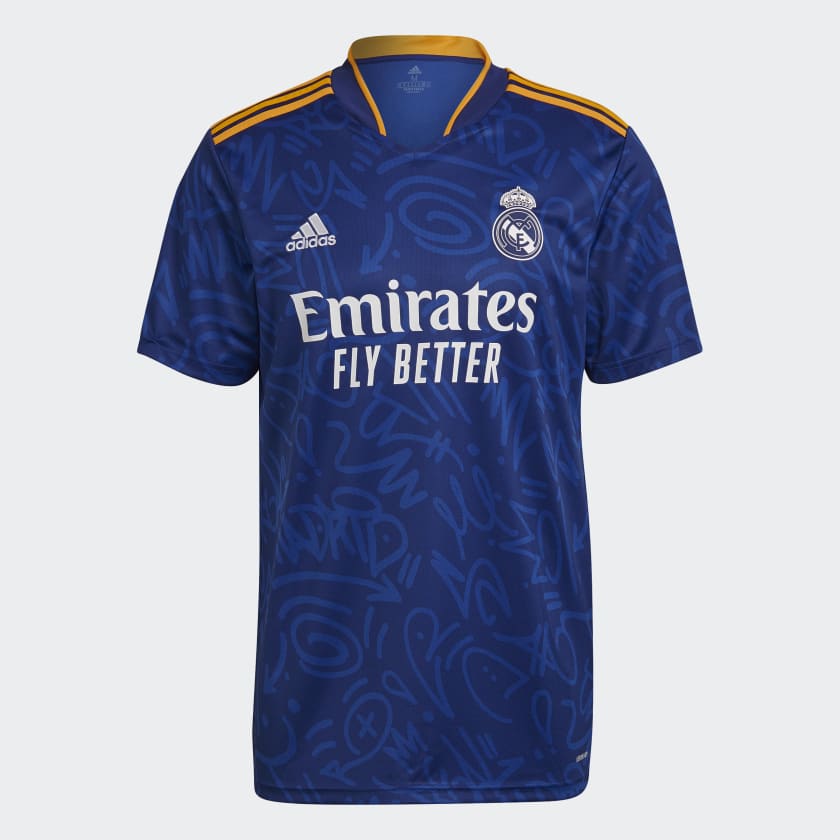 adidas REAL MADRID 21 22 AWAY JERSEY Blue adidas Philippines