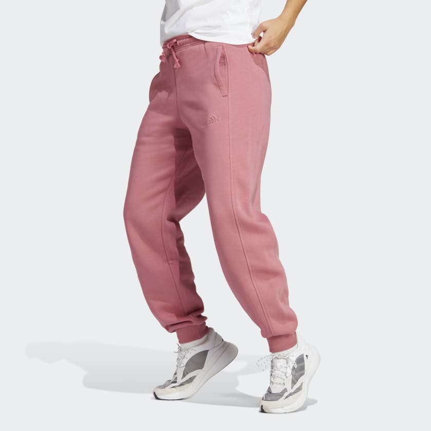adidas ALL SZN Fleece Wide Pants - Pink | adidas Canada