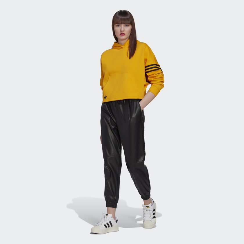 Settle Kalkun sneen adidas Adicolor Neuclassics Hoodie - Yellow | Women's Lifestyle | adidas US