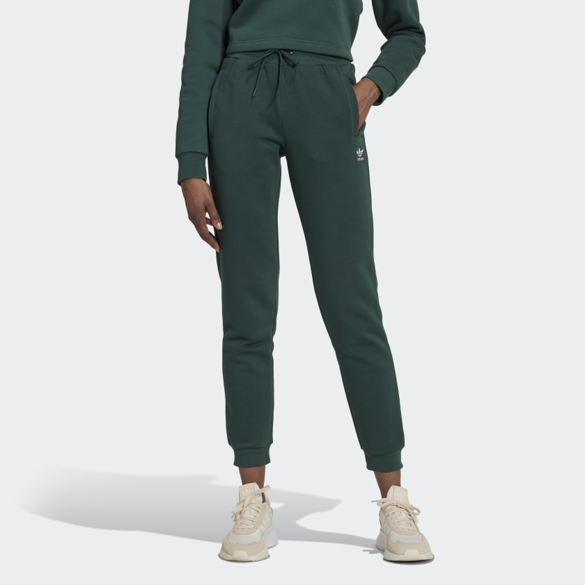 justa Depresión Me gusta adidas Adicolor Essentials Fleece Slim Joggers - Green | Women's Lifestyle  | adidas US