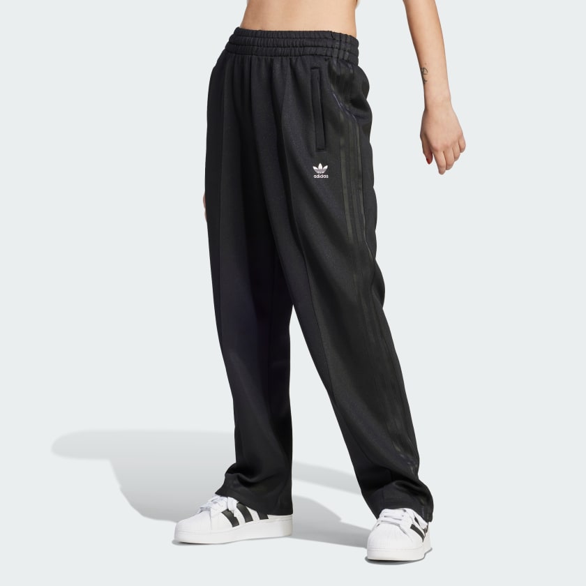 Mid-Rise Compression Track Pants with Elasticated Waistband