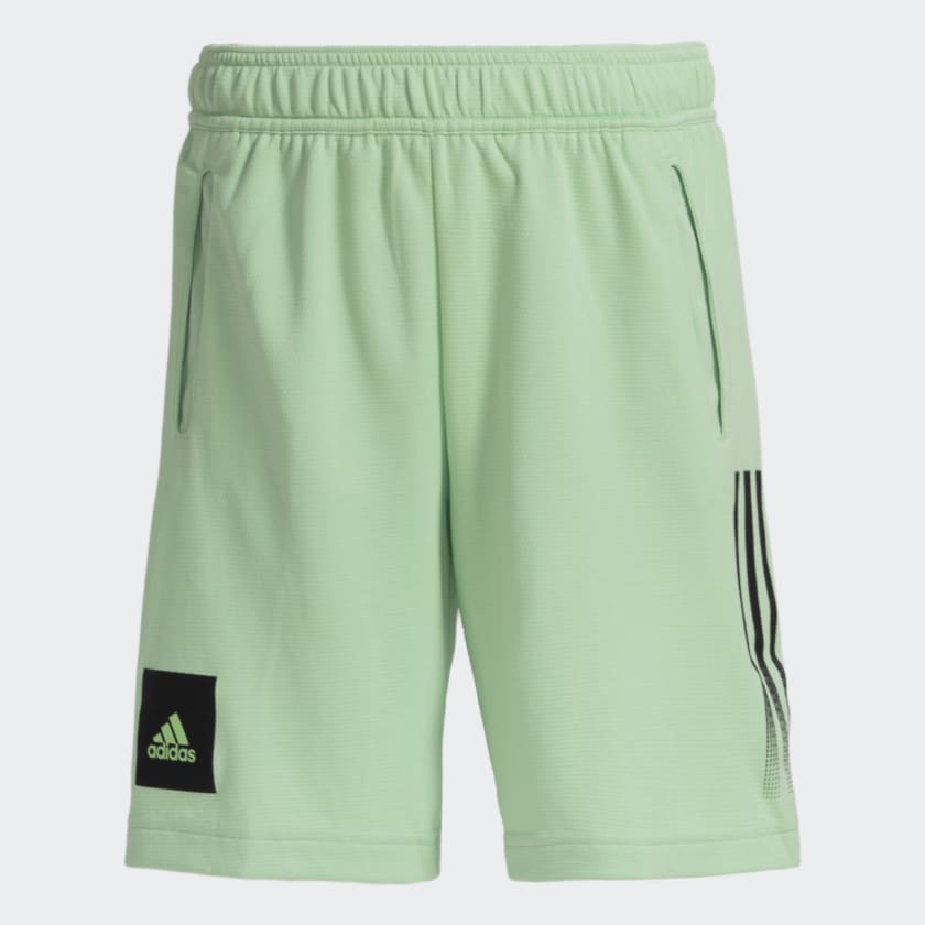 Green adidas shorts on sale