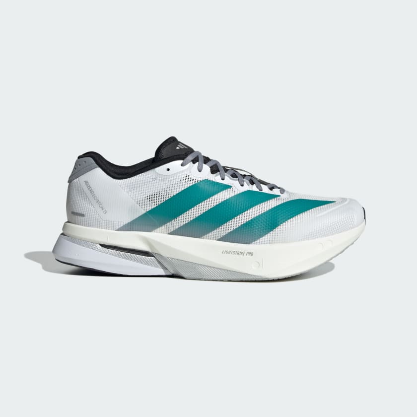 adidas Adizero Boston 13 Shoes - White | Free Shipping with