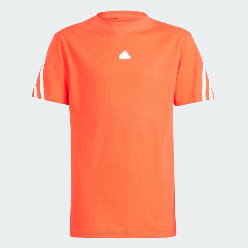 Adidas red striped shirt discount