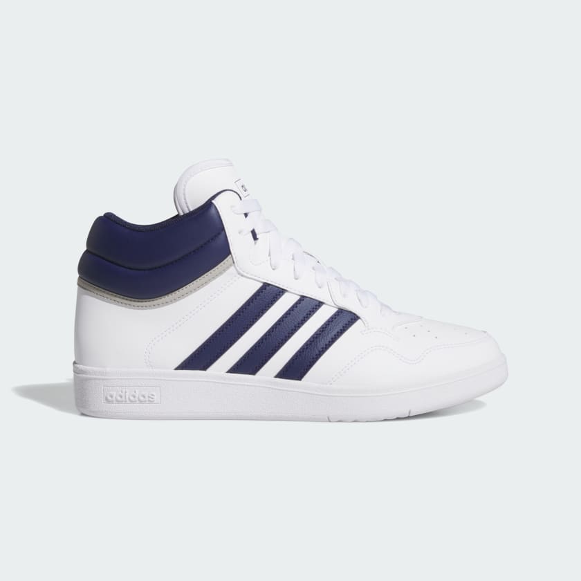 adidas Hoops 4.0 Mid Shoes - White | Free Shipping with