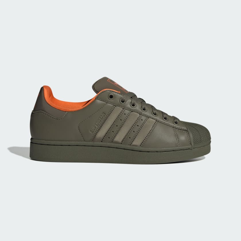 ★adidas★ Superstar II Khaki Orange JI0096 adidas Originals SUPERSTAR II MEN'S SHOES JI0096 KAKIE