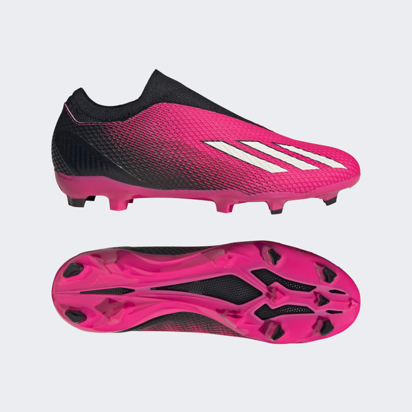 adidas X Speedportal.3 Laceless Firm Ground Soccer Cleats - Pink | Unisex Soccer adidas US