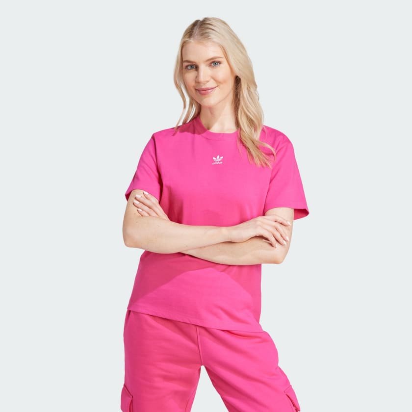 Adidas t sale shirt donna rosse