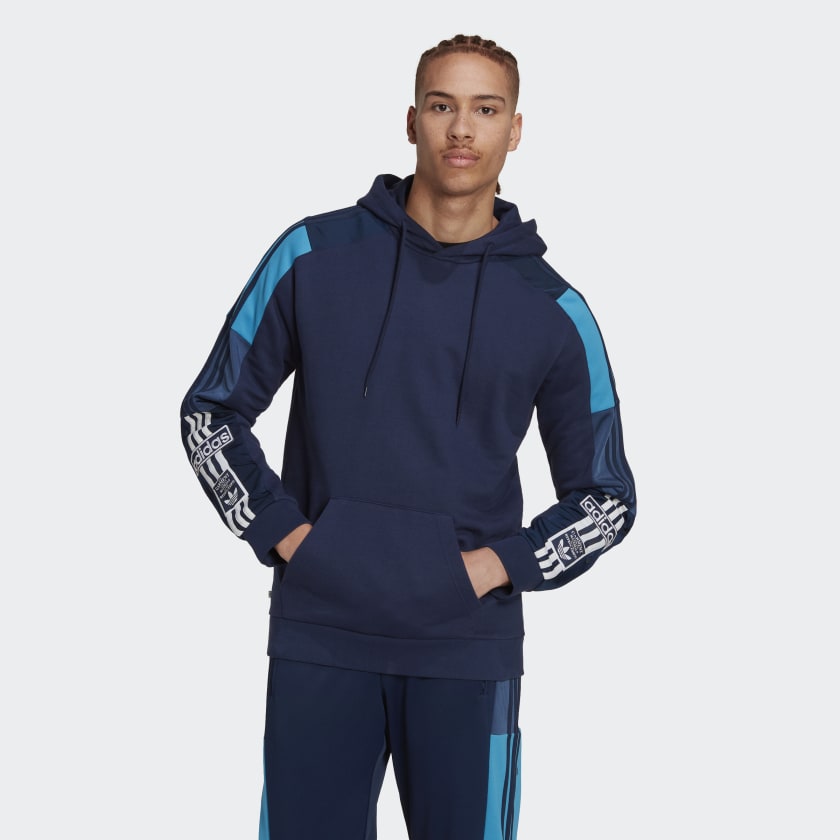 Poleron adidas azul clearance hombre
