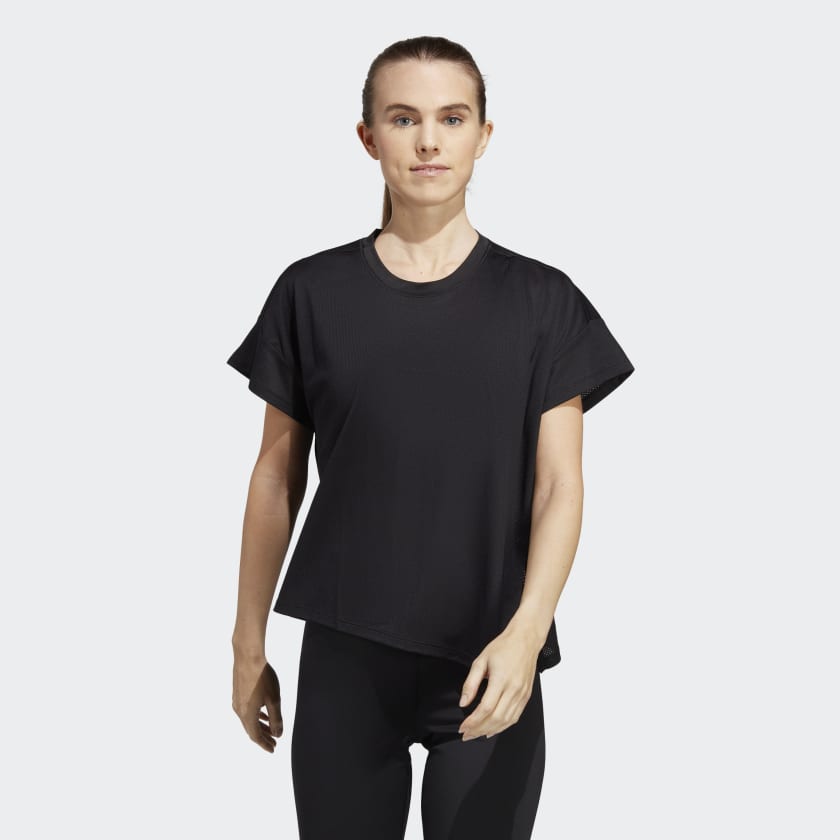 adidas HIIT AEROREADY Quickburn Training Tee - Black | adidas Australia