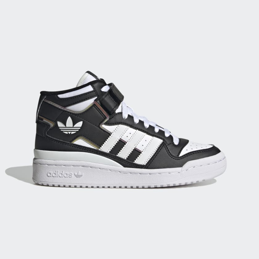 bandeja escarcha télex adidas Forum Mid Shoes - Black | Kids' Basketball | adidas US