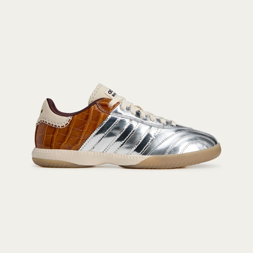 Adidas samba silver clearance