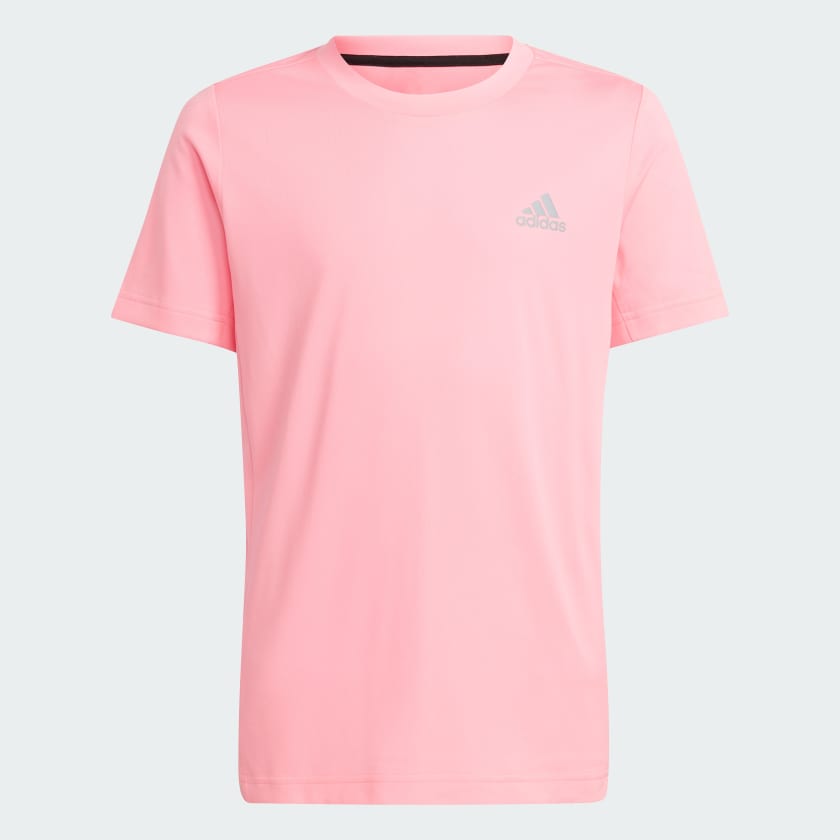 adidas Youth AEROREADY Recycled Content Poly T Shirt roze adidas Belgium