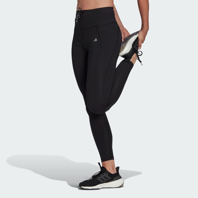 ADIDAS Women's Own the Run COLD.RDY Running Leggings NWT Black SIZE: LARGE