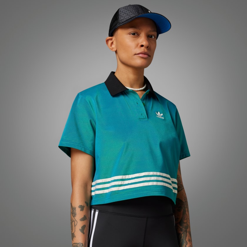 adidas Adicolor 70s Polo Shirt - Green | Women's Lifestyle | adidas US