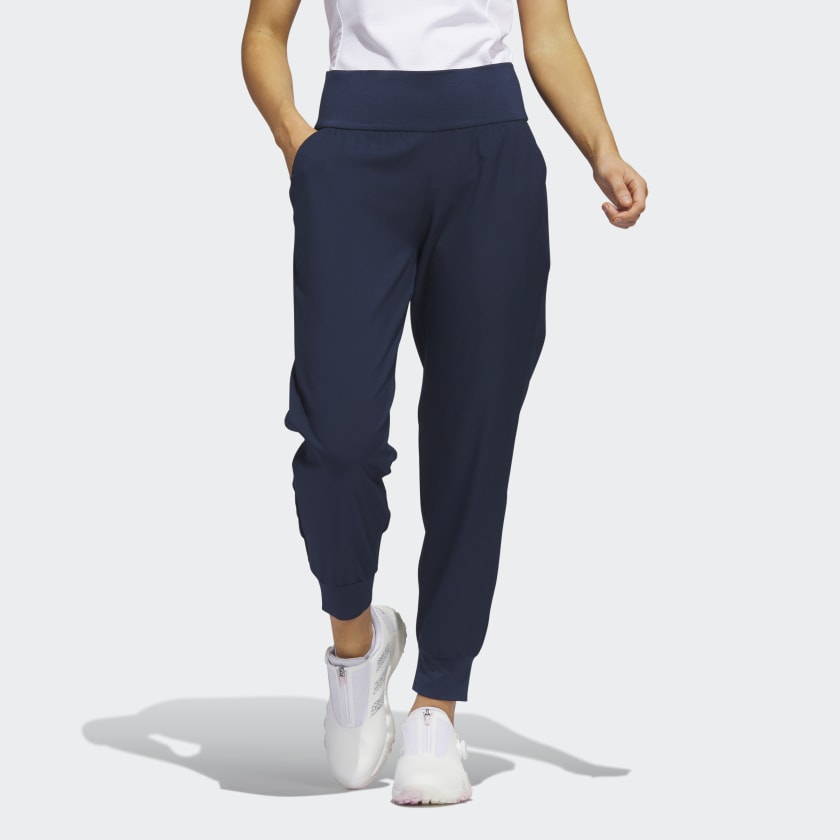 adidas Women's Stretch Woven Jogger Pants, Golf, Training, Mid Rise