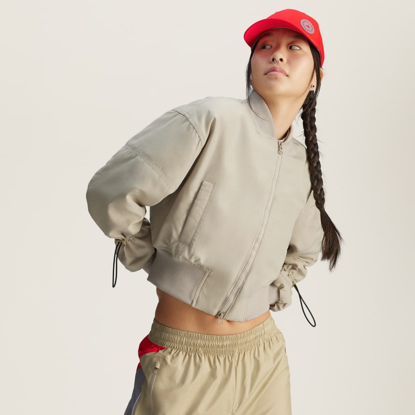 Adidas cropped jacket hotsell