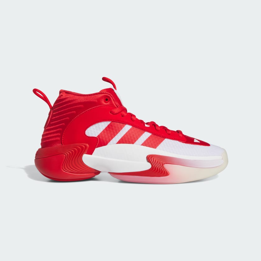 Red and white adidas shoes high tops best sale
