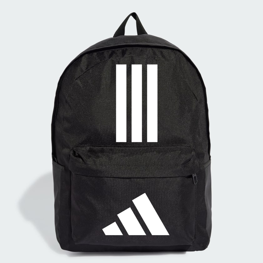 Adidas school backpack black store