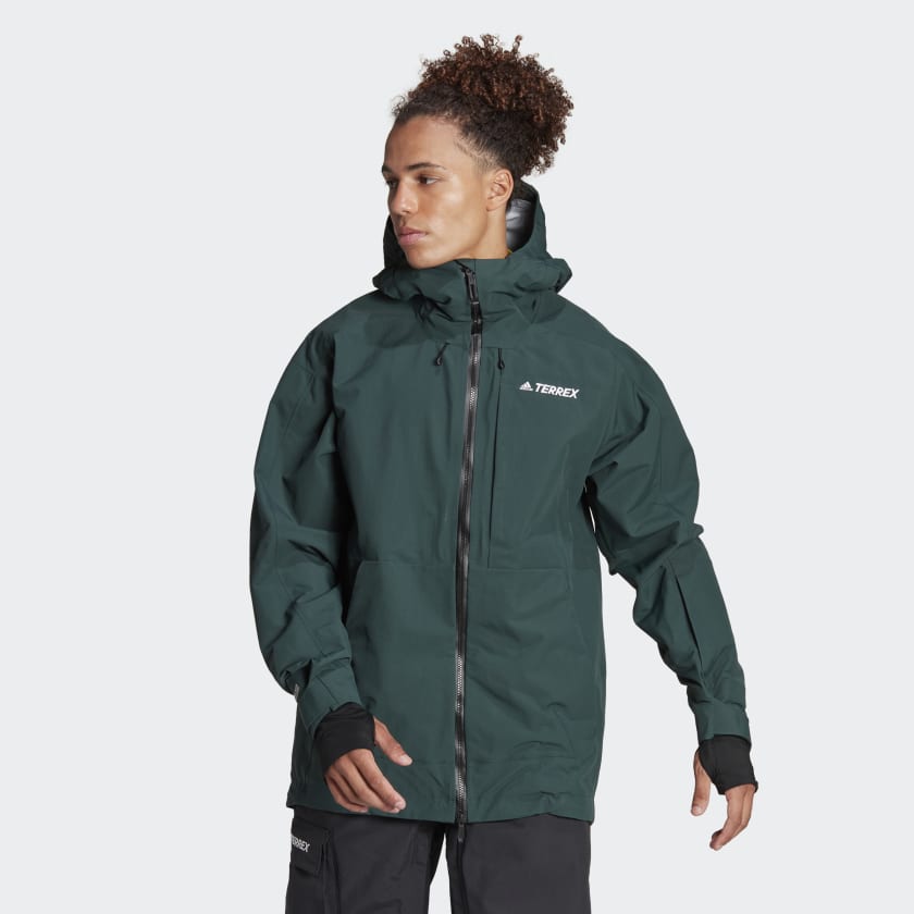 adidas Terrex 3-Layer Post-Consumer Snow Jacket - Green | adidas UK