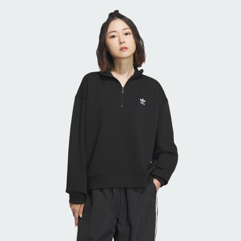 Adidas modular flc 2 quarter sale zip sweatshirt