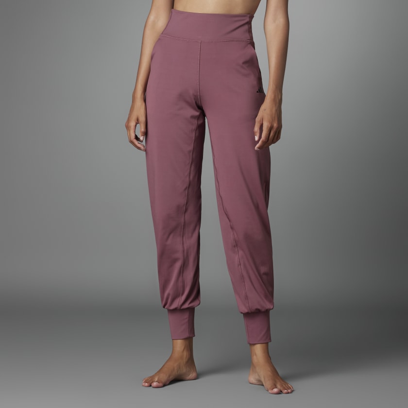adidas Authentic Balance Yoga 7/8 Leggings (Plus Size) - Burgundy, Women's  Yoga