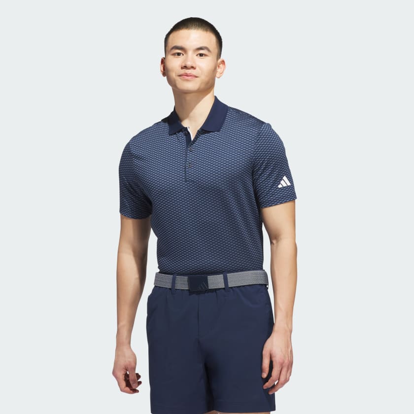 極美品BRIEFING × WDSTOUR POLO LOOSE FIT adidas Beyond Textured Polo Shirt - Blue | Free Shipping