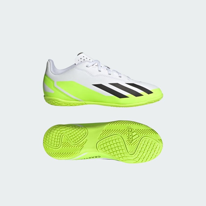 adidas X Crazyfast.4 IN Fußballschuh - Weiß | adidas Deutschland
