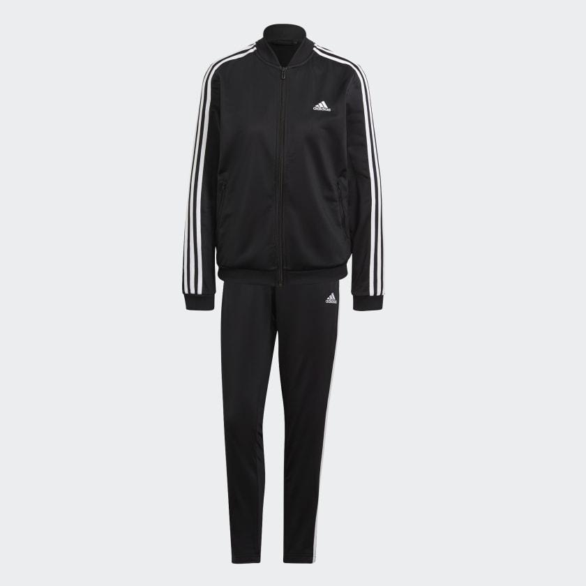 Zuidoost Ploeg Geweldig adidas Essentials 3-Stripes Trainingspak - Zwart | adidas Officiële Shop