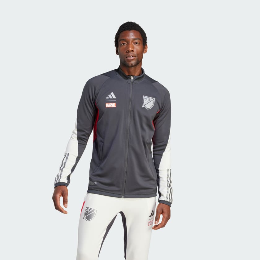 adidas 2023 MLS All-Star x Marvel Anthem Jacket - Grey