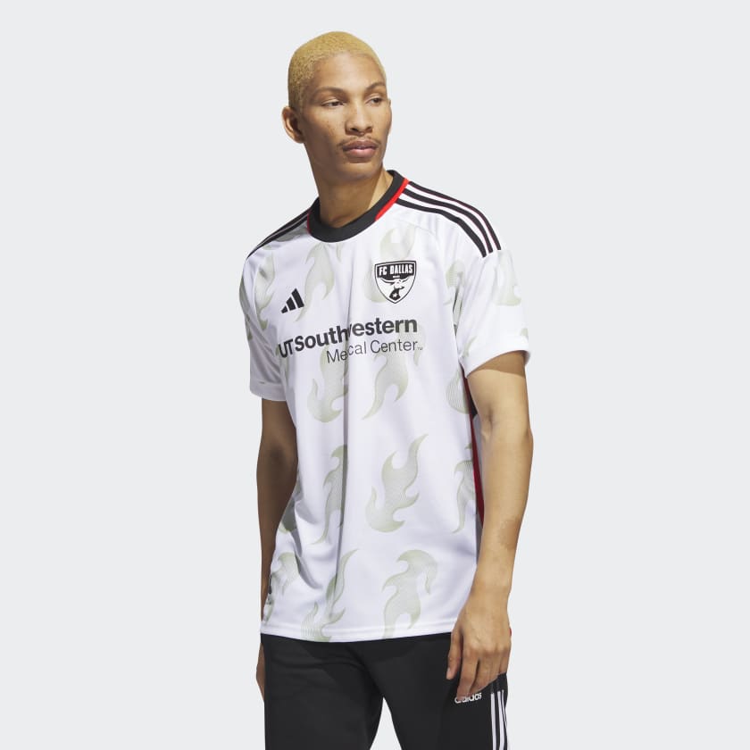 adidas FC Dallas 23/24 Away Authentic Jersey - White