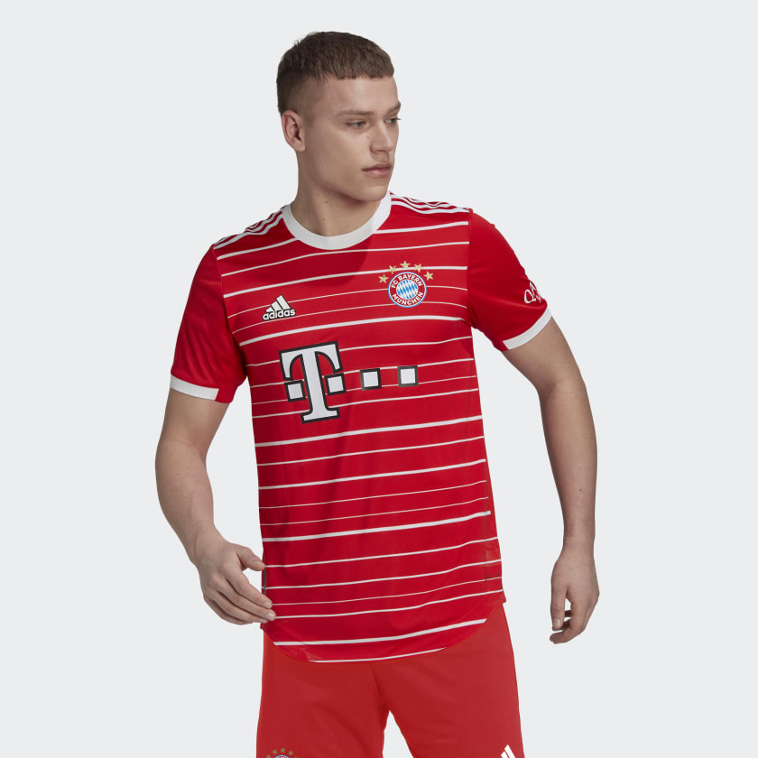 adidas FC Bayern München 22/23 Heimtrikot Authentic - Rot | adidas ...