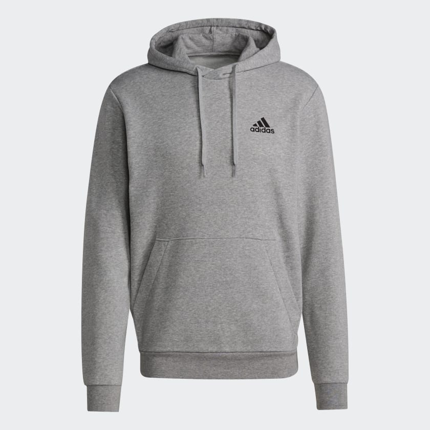 Felpa con cappuccio Essentials Fleece Grigio adidas adidas Italia