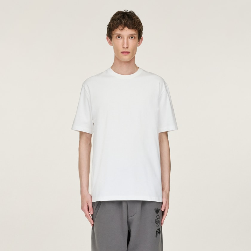 adidas Y-3 Graphic Short Sleeve Tee - White | Free Shipping